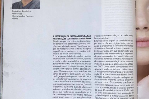 Crónica Saúde na Revista LUX